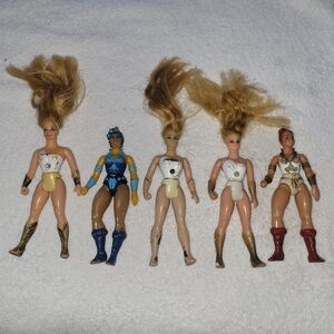 Shera Dolls Vintage Action Figures Set Bundle